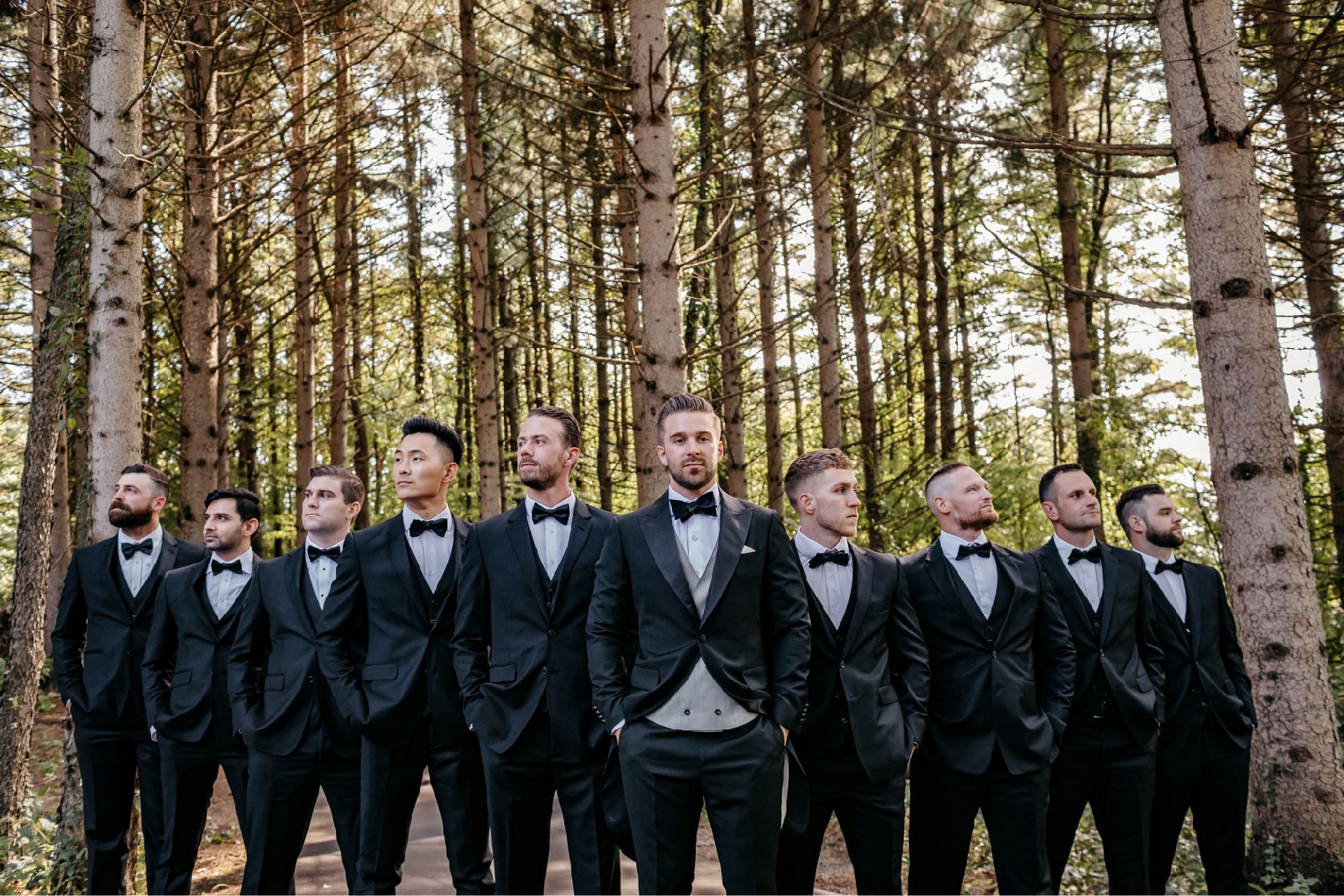 Group of men in suits